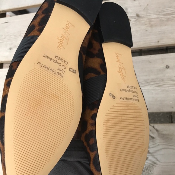 NWOT Lord & Taylor Leopard Print Mules - Picture 7 of 10